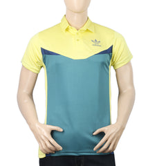 Men's Half Sleeves Polo T-Shirt - Lemon, Men, T-Shirts And Polos, Chase Value, Chase Value