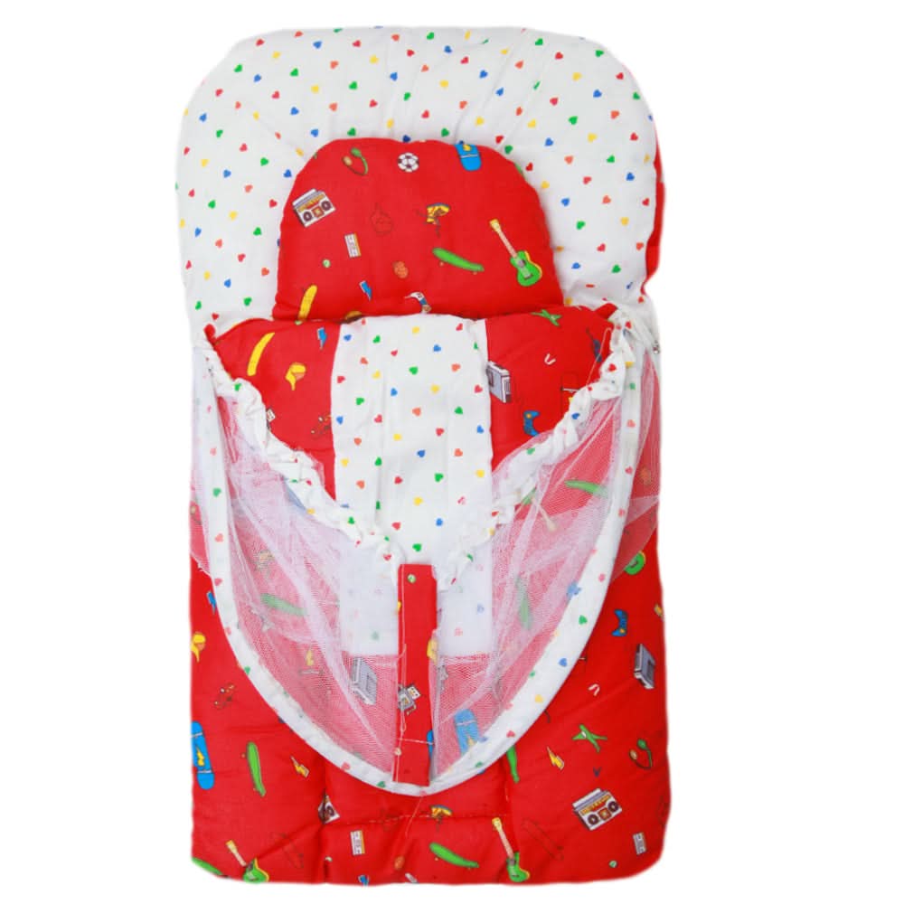 Newborn Sleeping Bag With Net - Red, Kids, Sleeping Bags, Chase Value, Chase Value