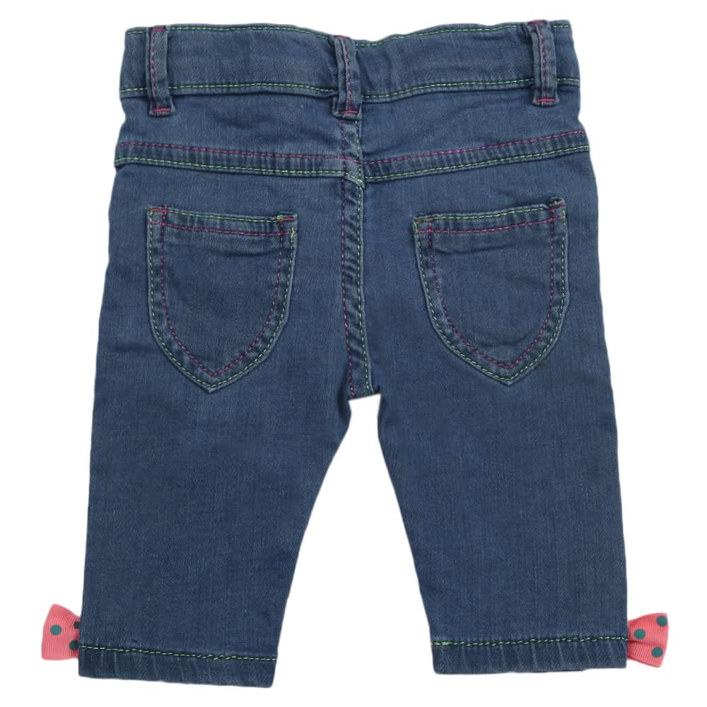 Newborn Girls Denim Pant - Light Blue, Kids, Newborn Girls Shorts Skirts And Pants, Chase Value, Chase Value