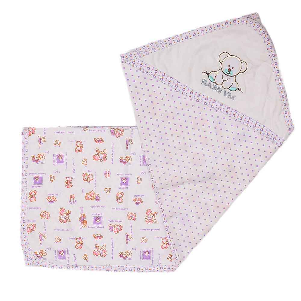 Newborn Baby Wrapping Sheet - Purple, Newborn Baby Accessories, Chase Value, Chase Value