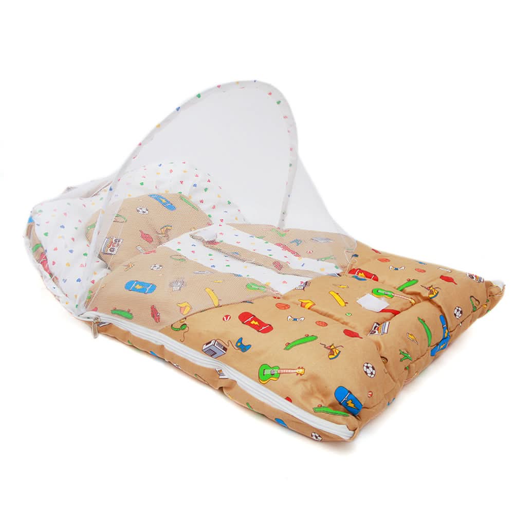 Newborn Sleeping Bag With Net - Khaki, Kids, Sleeping Bags, Chase Value, Chase Value