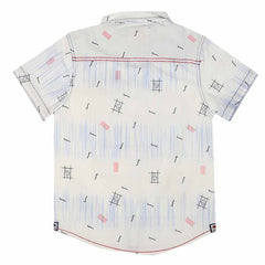Boys Half Sleeves Printed Shirt -ROYAL BLUE, Kids, Boys Shirts, Chase Value, Chase Value