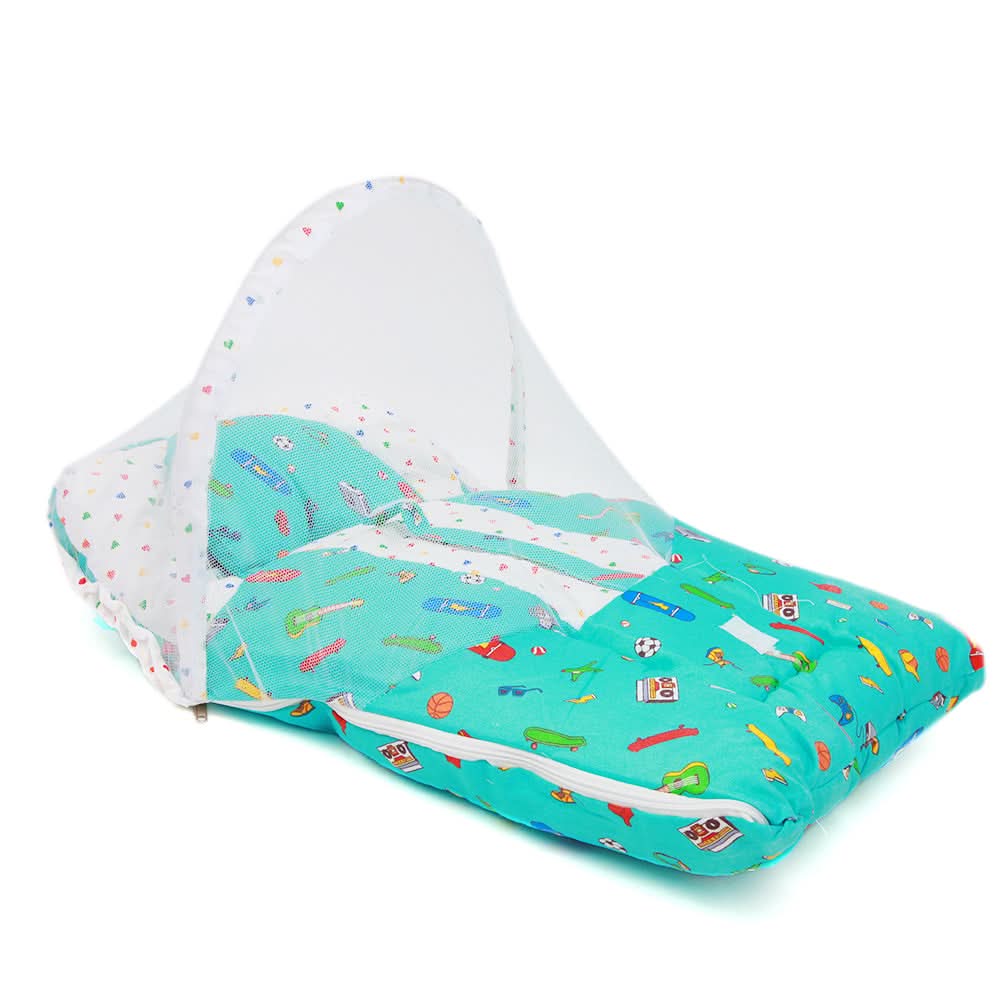 Newborn Sleeping Bag With Net - Cyan, Kids, Sleeping Bags, Chase Value, Chase Value