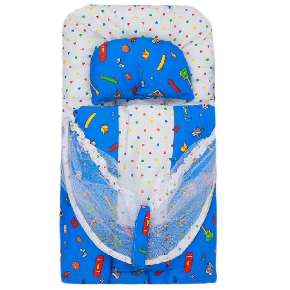Newborn Sleeping Bag With Net - Blue, Kids, Sleeping Bags, Chase Value, Chase Value
