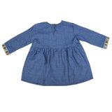 Girls Embroidered Denim Kurti - Blue, Kids, Girls Kurti, Chase Value, Chase Value