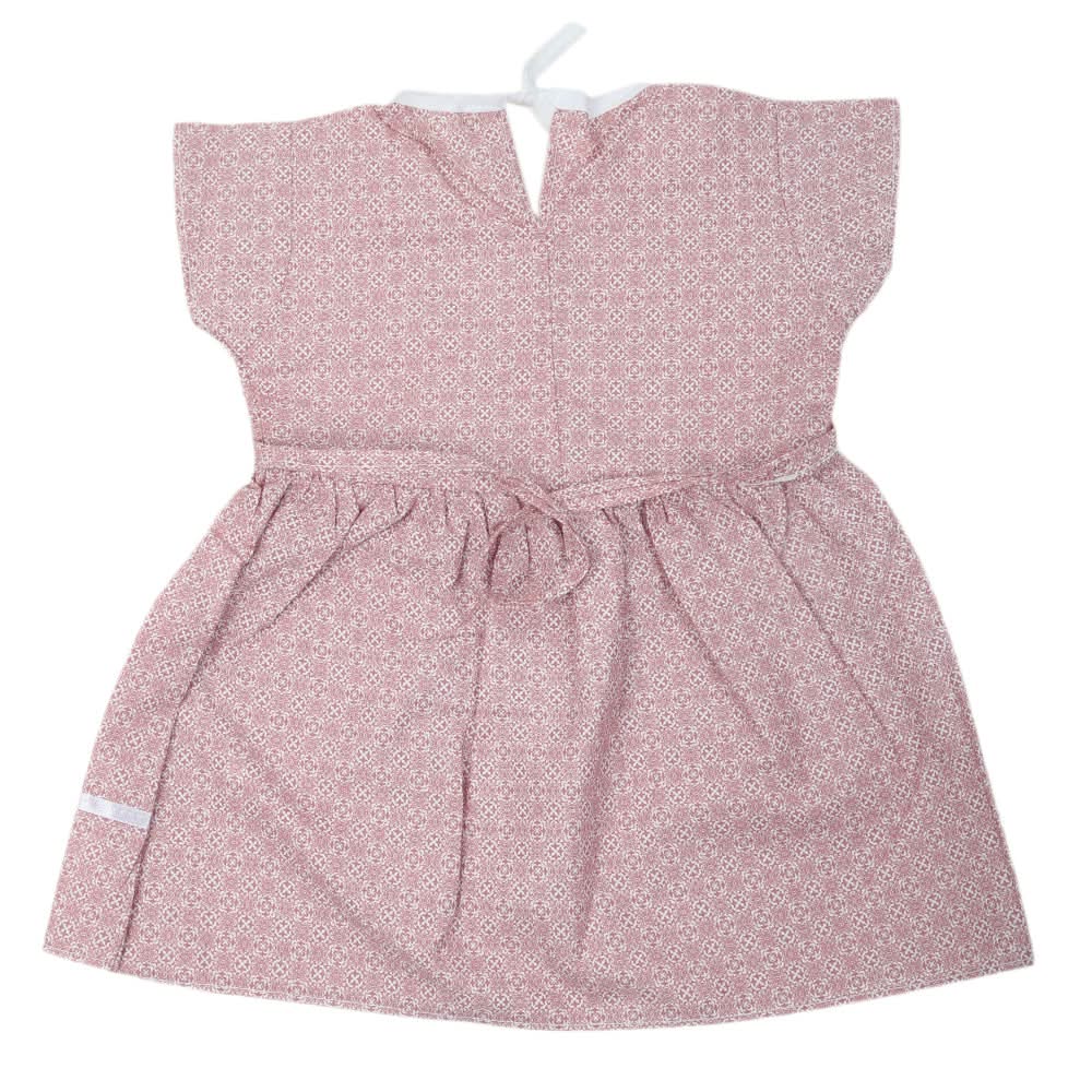 Girls Cotton Frock - Light Brown, Kids, Girls Frocks, Chase Value, Chase Value