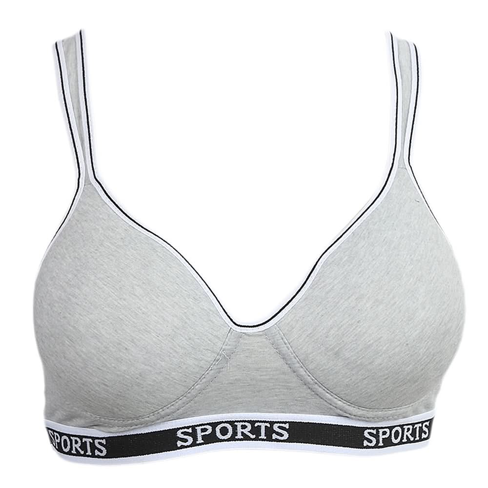 Women's Sports Bra - Light Grey, Women, Bras, Chase Value, Chase Value