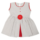 Girls Cotton Frock - Beige, Kids, Girls Frocks, Chase Value, Chase Value