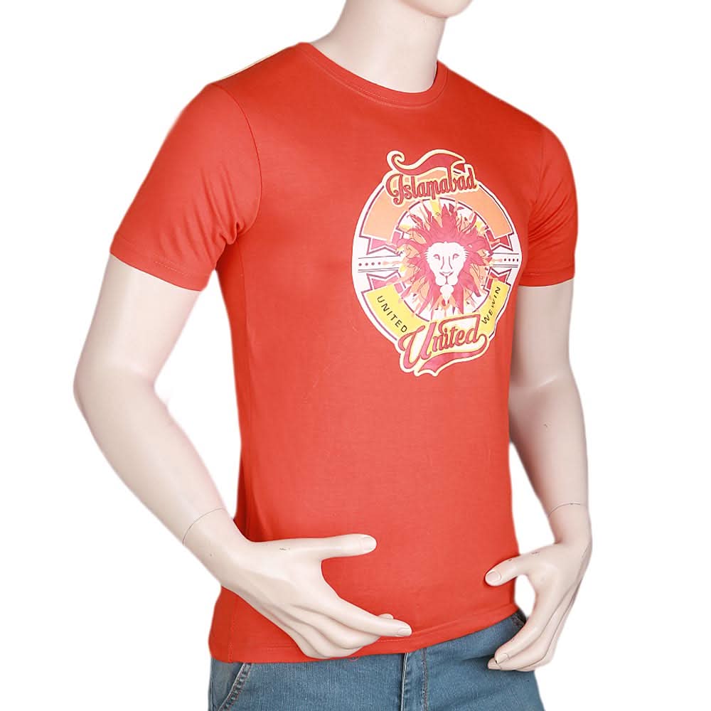 Men's Islamabad United T-Shirt - Orange, Men, T-Shirts And Polos, Chase Value, Chase Value