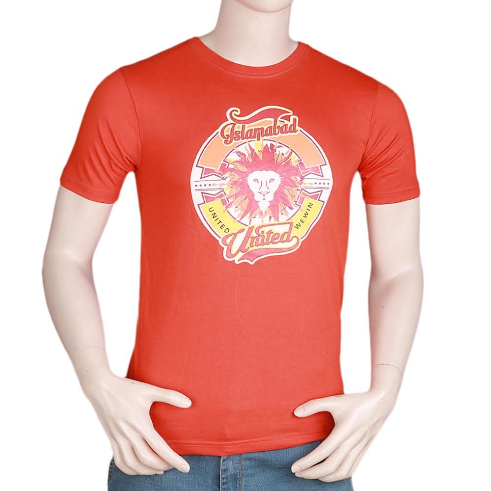 Men's Islamabad United T-Shirt - Orange, Men, T-Shirts And Polos, Chase Value, Chase Value