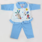 Newborn Girl Full Sleeves Suit - Blue, Kids, NB Girls Sets And Suits, Chase Value, Chase Value