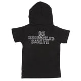 Boys Hooded Half Sleeves T-Shirt - Black, Kids, Boys T-Shirts, Chase Value, Chase Value