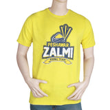 Men's  Peshawar Zalmi T-Shirt - Yellow, Men's Fashion, Chase Value, Chase Value
