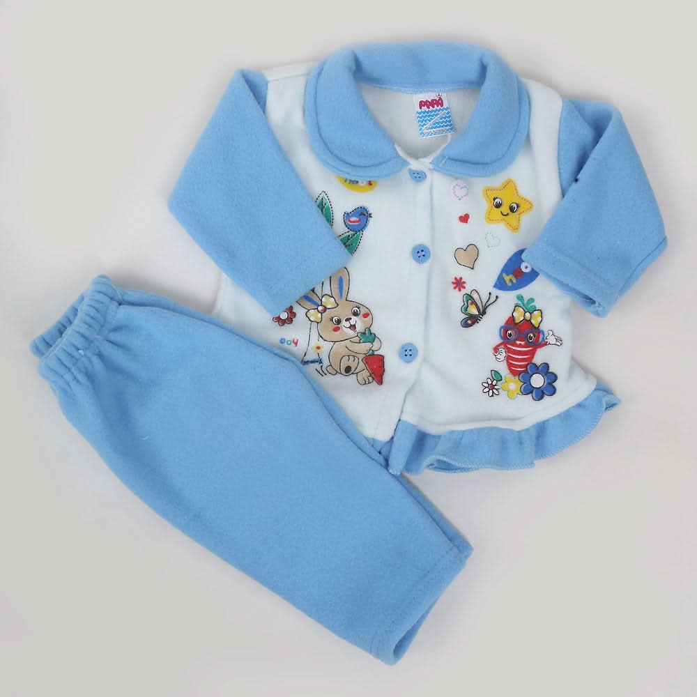 Newborn Girl Full Sleeves Suit - Blue, Kids, NB Girls Sets And Suits, Chase Value, Chase Value