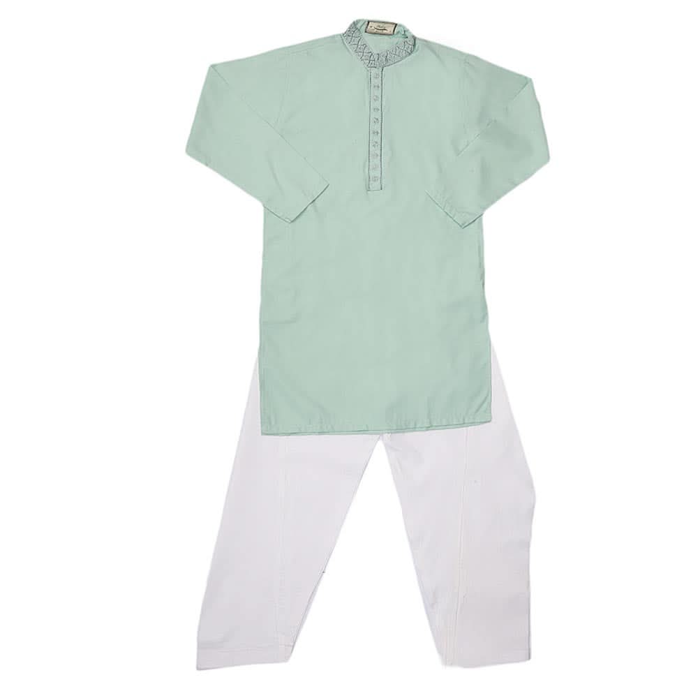 Boys Kurta Shalwar - Sea Green, Kids, Boys Shalwar Kameez, Chase Value, Chase Value