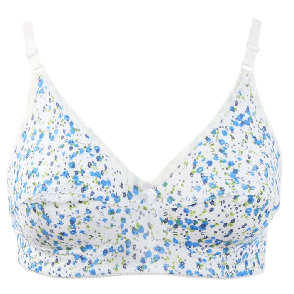 Women's Printed Bra - Blue, Women, Bras, Chase Value, Chase Value