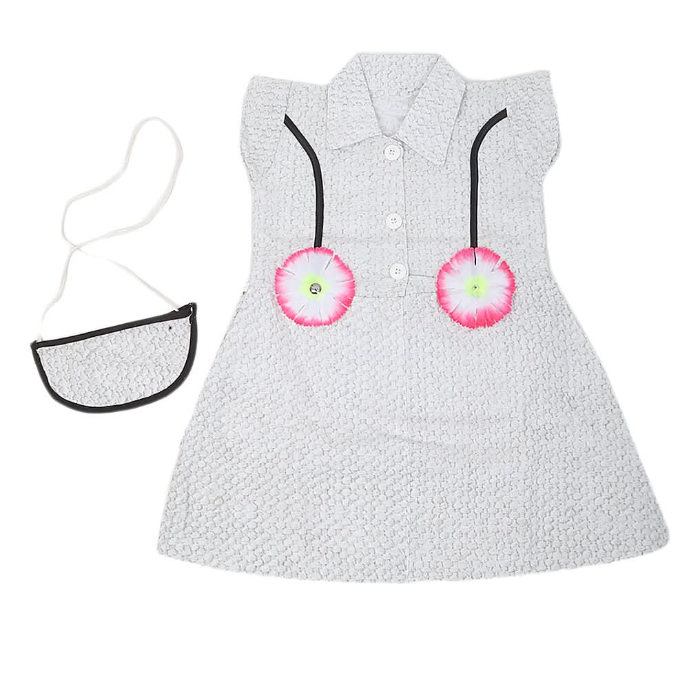Girls Cotton Frock - Light Green, Kids, Girls Frocks, Chase Value, Chase Value