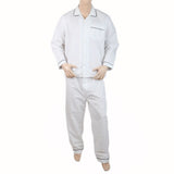 Mens Comfort Stripe Night Suit - White, Men, Nightwear, Chase Value, Chase Value