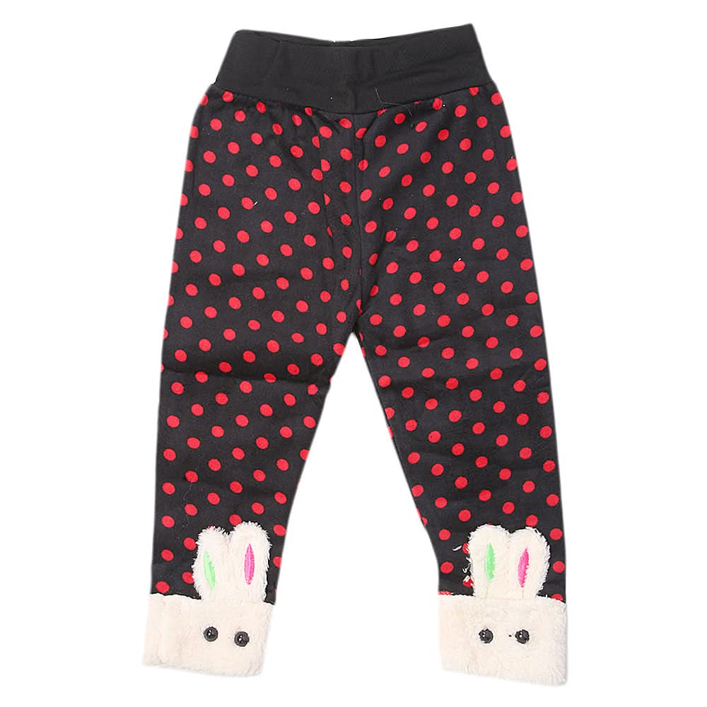 Girls Velvet Tights - Black, Kids, Tights Leggings And Pajama, Chase Value, Chase Value