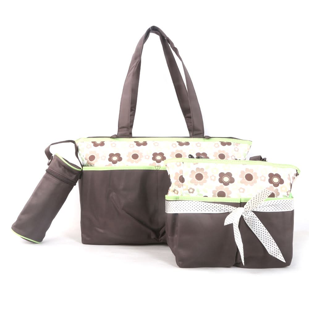 Newborn Maternity 3 Piece Baby Bag - Brown & Green, Kids, Maternity Bag (Diaper Bag), Chase Value, Chase Value