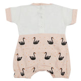Newborn Girls Half Sleeves Romper - Peach, Kids, Newborn Girls Rompers, Chase Value, Chase Value