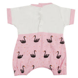 Newborn Girls Half Sleeves Romper - Pink, Kids, Newborn Girls Rompers, Chase Value, Chase Value