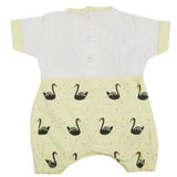 Newborn Girls Half Sleeves Romper - Yellow, Kids, Newborn Girls Rompers, Chase Value, Chase Value