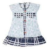Girls Cotton Frock - Cyan, Kids, Girls Frocks, Chase Value, Chase Value