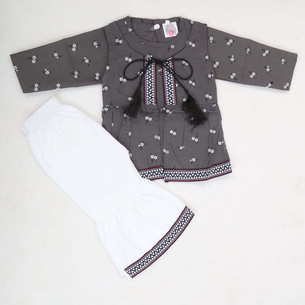 Girls Pant Suit - Dark Grey, Kids, Girls Sets And Suits, Chase Value, Chase Value