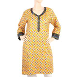 Mahnoor Printed Un-Stitched 1pcs Cotton Kurti - 10, Women, Unstitched Kurti, United Textiles, Chase Value