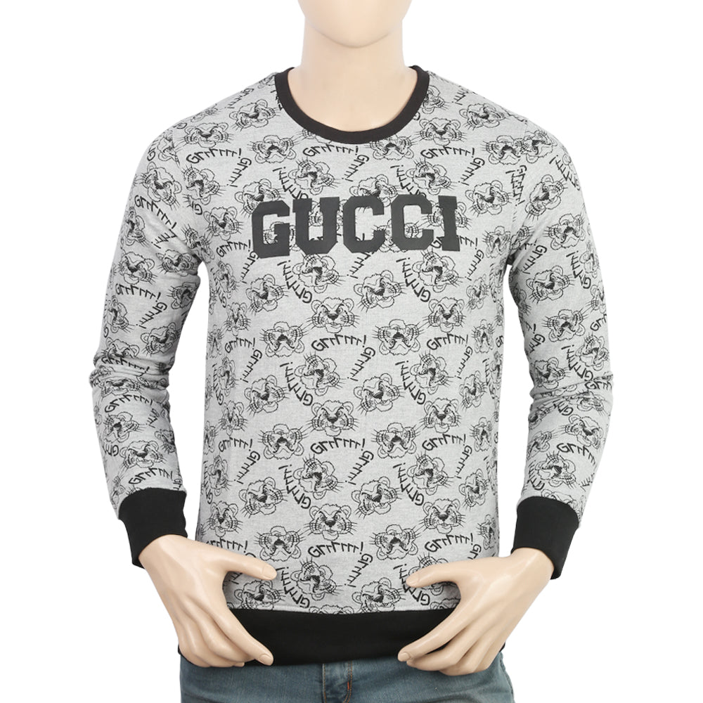 Men's Fleece Sweatshirt - Grey, Men's Sweater & Sweat Shirts, Chase Value, Chase Value