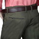 Mens Zara Men Fancy Cotton Chino Pant - Olive Green, Men, Casual Pants And Jeans, Chase Value, Chase Value