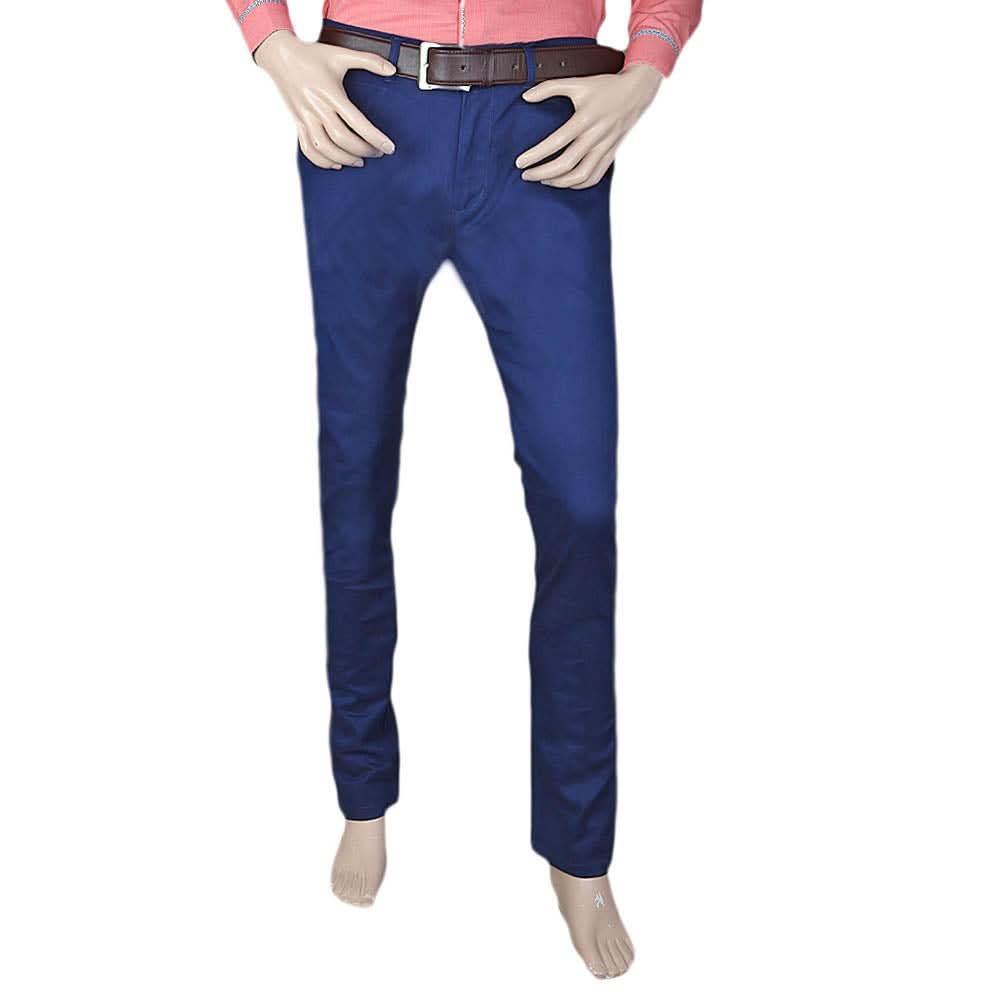 Mens Zara Men Fancy Cotton Chino Pant - Navy Blue, Men, Casual Pants And Jeans, Chase Value, Chase Value