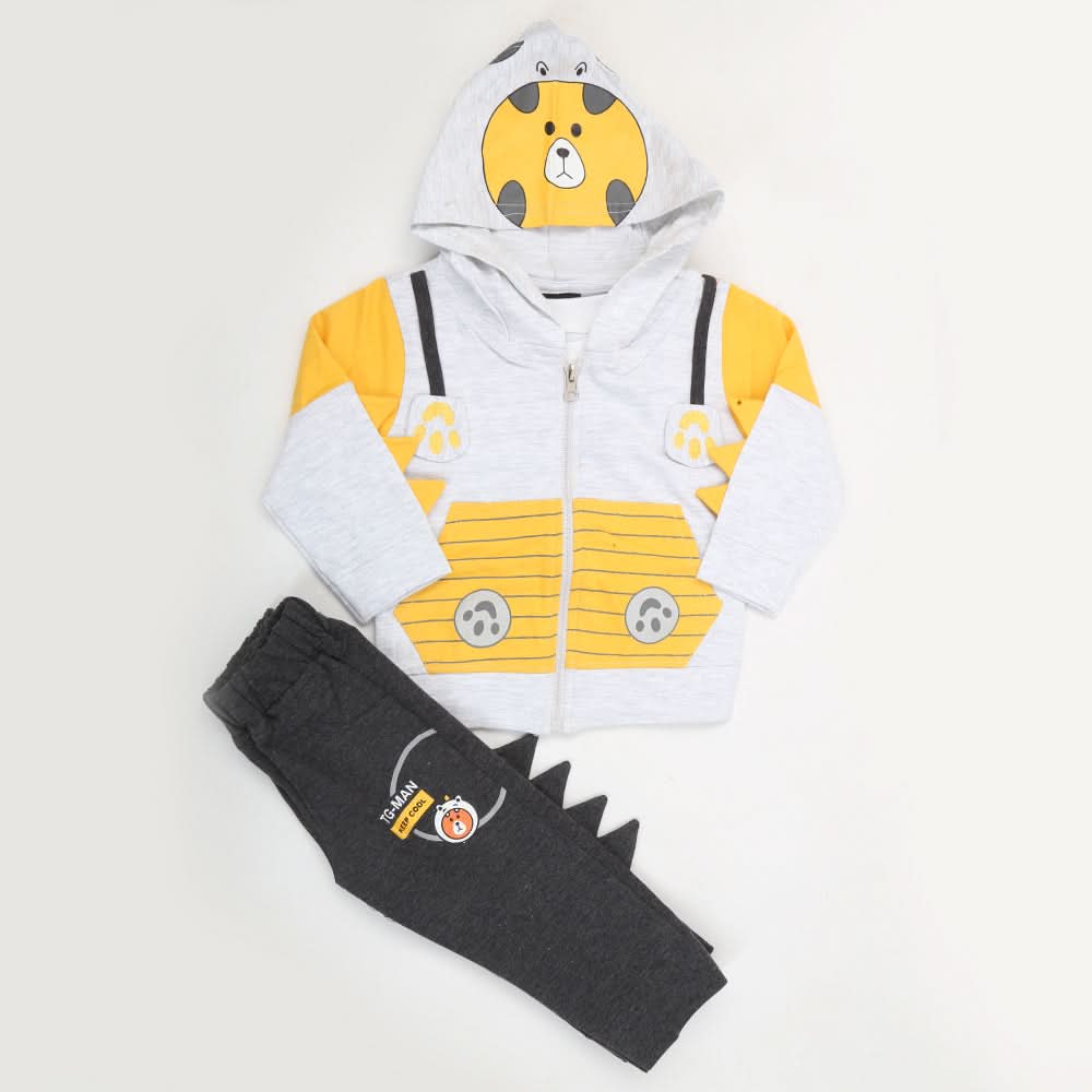 Boys Full Sleeves Suit - Grey, Kids, Boys Sets And Suits, Chase Value, Chase Value