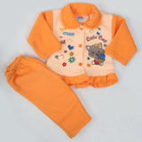 Newborn Girl Full Sleeves Suit - Orange, Kids, NB Girls Sets And Suits, Chase Value, Chase Value