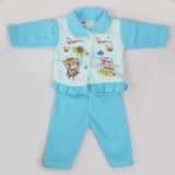 Newborn Girl Full Sleeves Polar Suit 5365 - Blue, Kids, NB Girls Sets And Suits, Chase Value, Chase Value