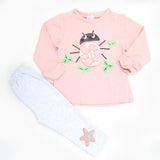 Girls Full Sleeves Suit - Pink, Kids, Girls Sets And Suits, Chase Value, Chase Value