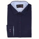 Men's Business Casual Shirt - Navy Blue, Men, Shirts, Chase Value, Chase Value