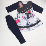 Girls Tights Full Sleeves Suit - Navy Blue, Kids, Girls Sets And Suits, Chase Value, Chase Value