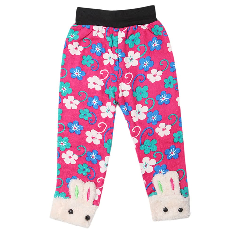 Girls Velvet Tights - Pink, Kids, Tights Leggings And Pajama, Chase Value, Chase Value