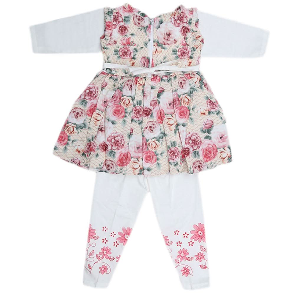 Girls Full Sleeves Suit - Pink, Kids, Girls Sets And Suits, Chase Value, Chase Value