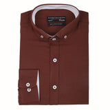 Men's Business Casual Shirt - Dark Brown, Men, Shirts, Chase Value, Chase Value