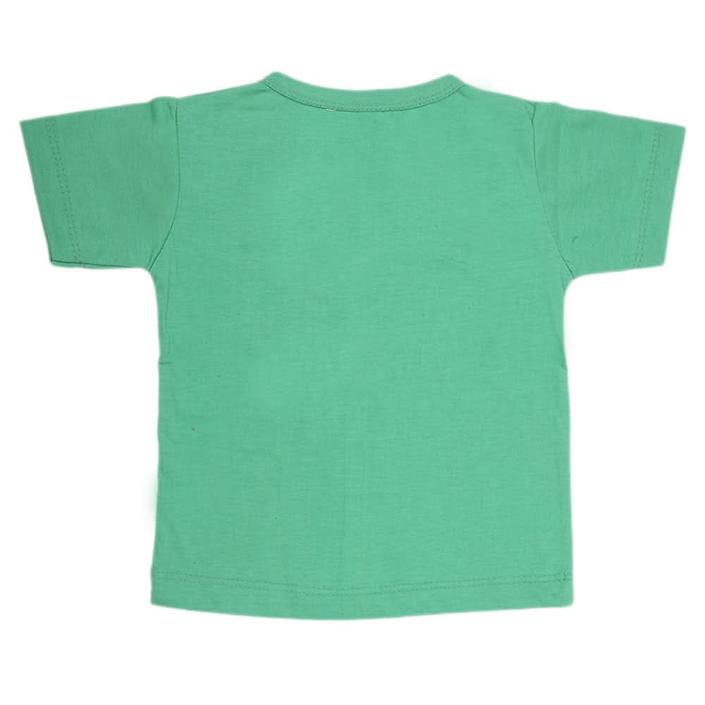 Boys Half Sleeves T-Shirt - Green, Kids, Boys T-Shirts, Chase Value, Chase Value