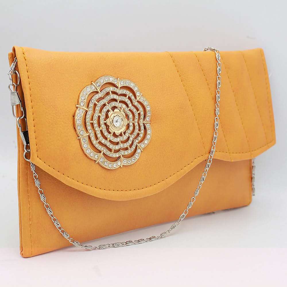 Women's Clutch 1989 - Mustard, Women, Clutches, Chase Value, Chase Value