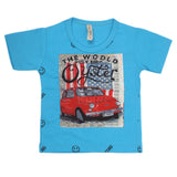 Boys Half Sleeves T-Shirt - Blue, Kids, Boys T-Shirts, Chase Value, Chase Value