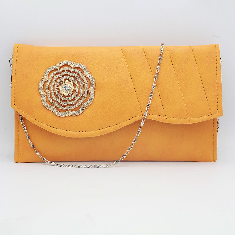 Women's Clutch 1989 - Mustard, Women, Clutches, Chase Value, Chase Value