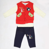 Boys Full Sleeves Suit - Red, Kids, Boys Sets And Suits, Chase Value, Chase Value