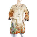 Women's Digital Printed Kurti - Beige, , Chase Value, Chase Value