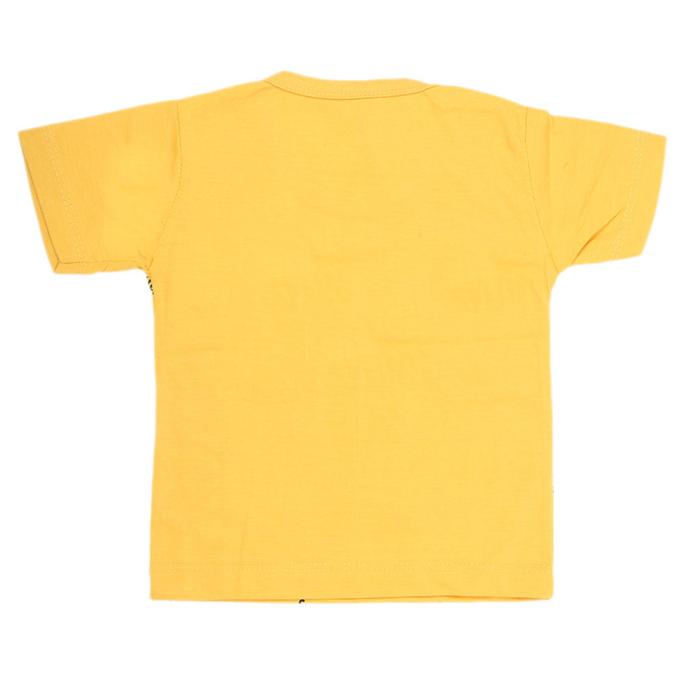 Boys Half Sleeves T-Shirt - Yellow, Kids, Boys T-Shirts, Chase Value, Chase Value