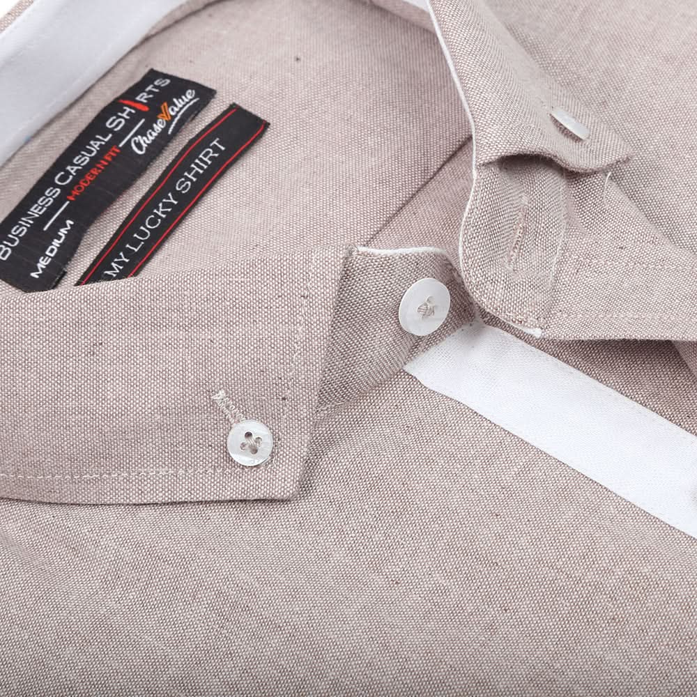 Men's Business Casual Shirt - Light Grey, Men, Shirts, Chase Value, Chase Value